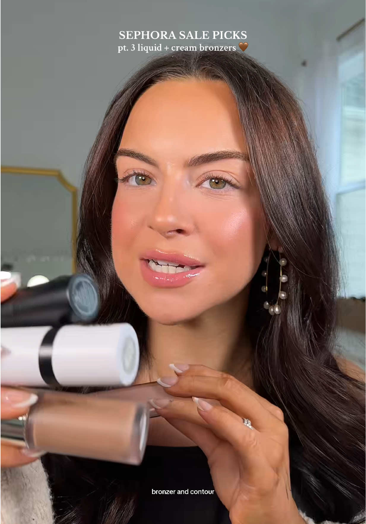 Sephora sale picks 🤎 bronzers + contour liquid creams  @LYS Beauty @Westman-Atelier @Rare Beauty @makeupbymario  #sephorasale #sephora #makeuptok #bronzer #contour 