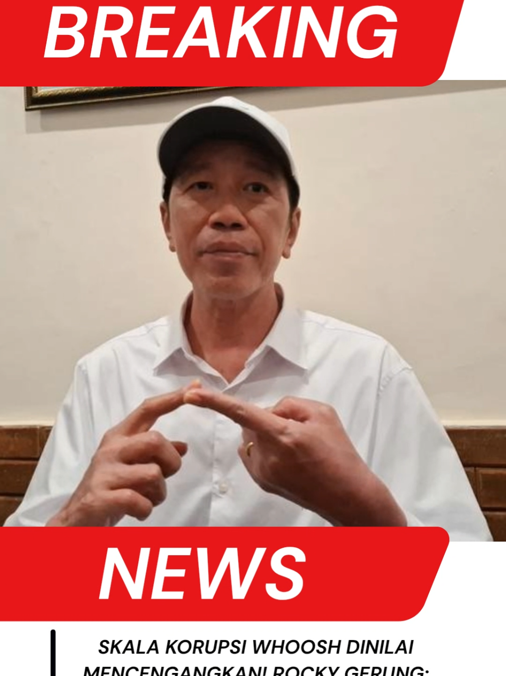 TRIBUN-VIDEO.COM - Komisi Pemberantasan Korupsi (KPK) mengaku jika pihaknya saat ini tengah dalam proses penyelidikan adanya dugaan mak up proyek Kereta Cepat Jakarta-Bandung atau Whoosh. Sementara, pengamat politik Rocky Gerung menilai, Presiden ke-7 Joko Widodo merasa cemas jika kasus dugaan korupsi dilanjutkan. Hal ini diungkapkan oleh Rocky Gerung di saluran YouTube-nya pada Kamis (30/10/2025). Rocky memprediksi, kasus tersebut akan lebih cepat bergulir dibandingkan kasus tudingan ijazah palsu maupun Fufufafa. Pasalnya, kedua kasus tersebut saat ini masih terus dipermasalahkan. Sementara dalam kasus Whoosh ini, KPK sudah mengambil langkah untuk menyelidiki. 