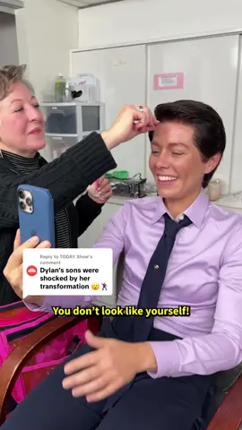 Replying to @TODAY Show Before her big costume reveal on #TODAYShow, Dylan Dreyer gave a sneak peek to her sons Cal, Ollie, and Rusty from the makeup chair. #Halloween 