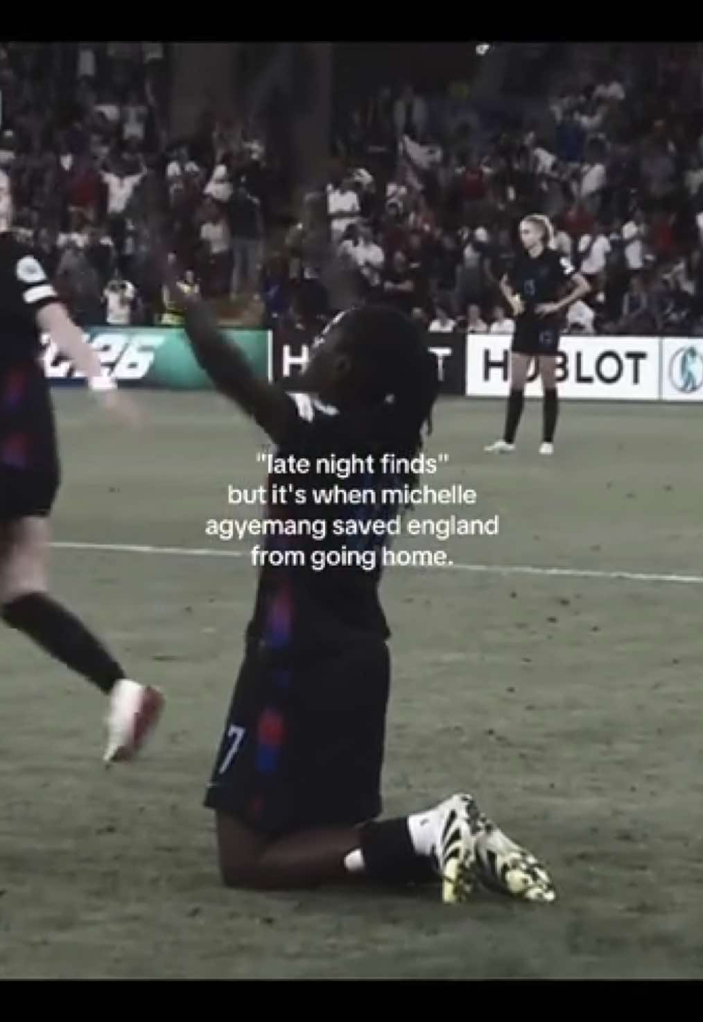 heartbroken for her. 💔 #michelleagyemang #england #WomensFootball #englandwomen #woso 