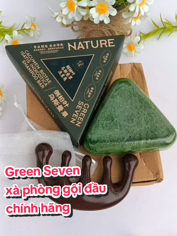 Green Seven xà phòng gội đầu chính hãng thảo mộc thiên nhiên,dùng thử để thấy khác biệt nha#xuhuong #xaphongdaugoi #xaphonggoidau #xaphonggoidaukichmoctoc #diemnguyen63tiengiang 