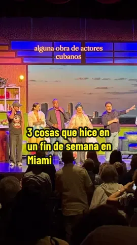 A pesar de que no he vivido en Miami, es una ciudad que amo. Aquí les muestro 3 cosas que quería hacer en el fin de semana que estuve hace poco.  •escuchar #musicacubana en vivo •comer en el Palacio de los jugos •ir al teatro 🎭  #cubanos #cubanosenmiami 