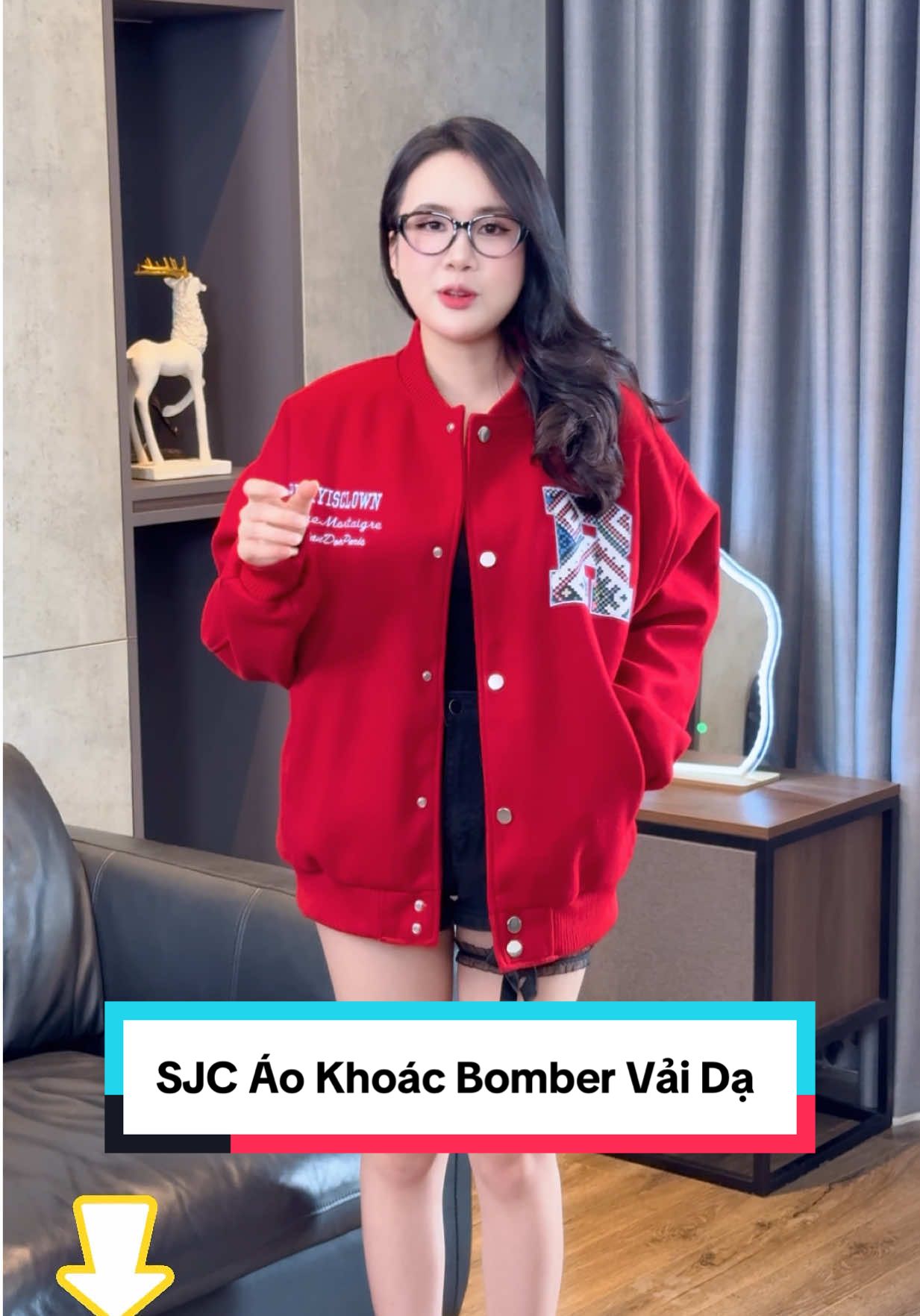 SJC Áo Khoác Bomber Vải Dạ #thoitrang #thoitrangnam #xuhuong #xuhuongtiktok #aobomber 