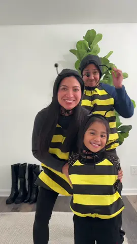 Honey got us bee-sy for this year's family Halloween costume.🐝 #halloweencostume #halloween2025 #familycostume 