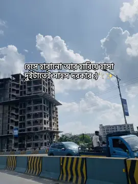 হেসে হারানো আর হারিয়ে হাসা দুইটাতেই সাহস দরকার :)🕊️✨ #following #viraltiktok #fpyシ #proma #proma 