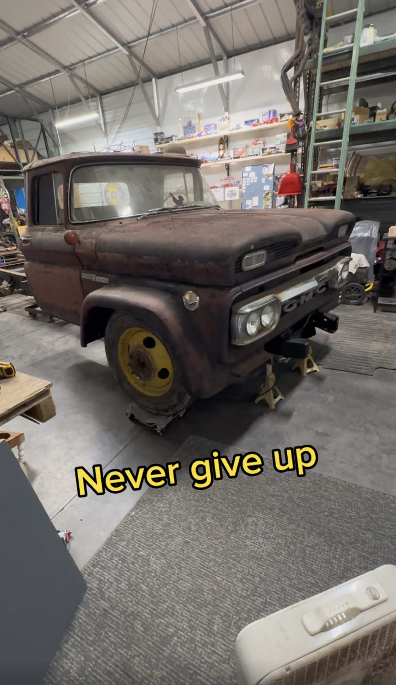 Reminiscing progress on Project  #GMYRIGGED 1961 GMC 500 swapped to 26’ long P30 chassis.  Wrenchin’ Ain’t Easy!! BG  See SHOP for more Fabrication, mechanical, & paint/body tools. https://linktr.ee/burksgarage If you would like to buy Burk’s Garage a coffee, plz send cash app to help support building resto & resto tools.  Thank you!! https://cash.app/$burksgarage #burksgarage 