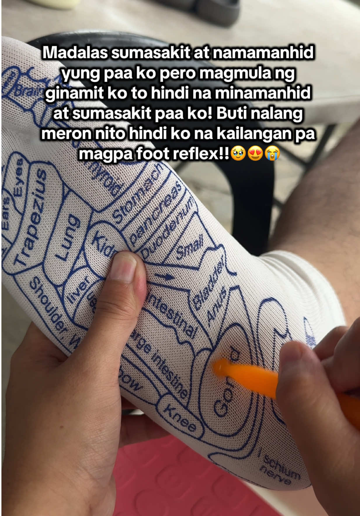 Hindi ko na kailangan magtiis sa pananakit ng paa ko lagi dahil nakita ko na yunh solusyon🥹🥹 #footreflex #footreflexology #footmassage #massage @Starlight Girl.Store 