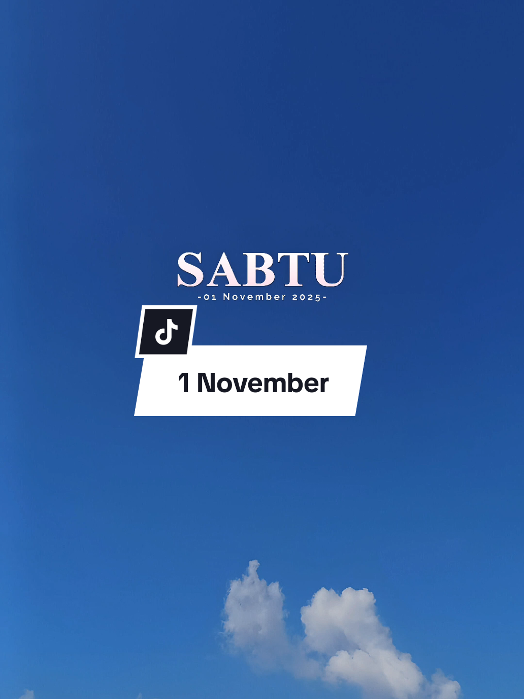 1 November 2025 #sabtu #statusharian #fyp #doa #november 