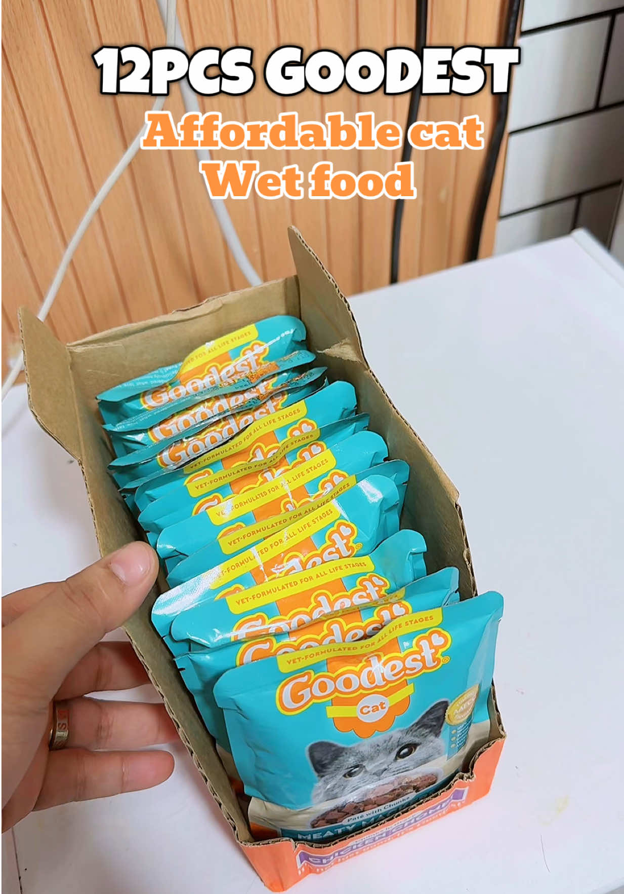 12pcs cat wet food #goodestcatfood #catwetfood #affordablecatfood #catfood     #goodestcatfood   