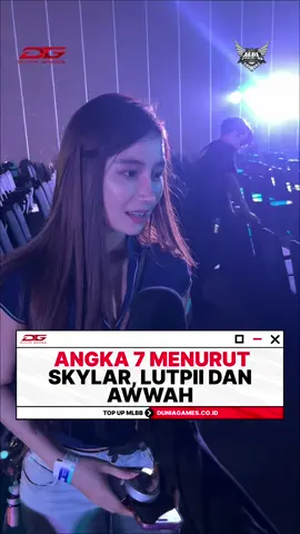 Angka 7 menurut Skylar, Lutpii dan Kak Awwah hahaha😭👊, padahal Bang De-Ge udah kasih clue pattern warna M7 lho. @Awwah  #duniagames #MPLIDS16 #duniagamestsel #ONIC #SKYLAR 
