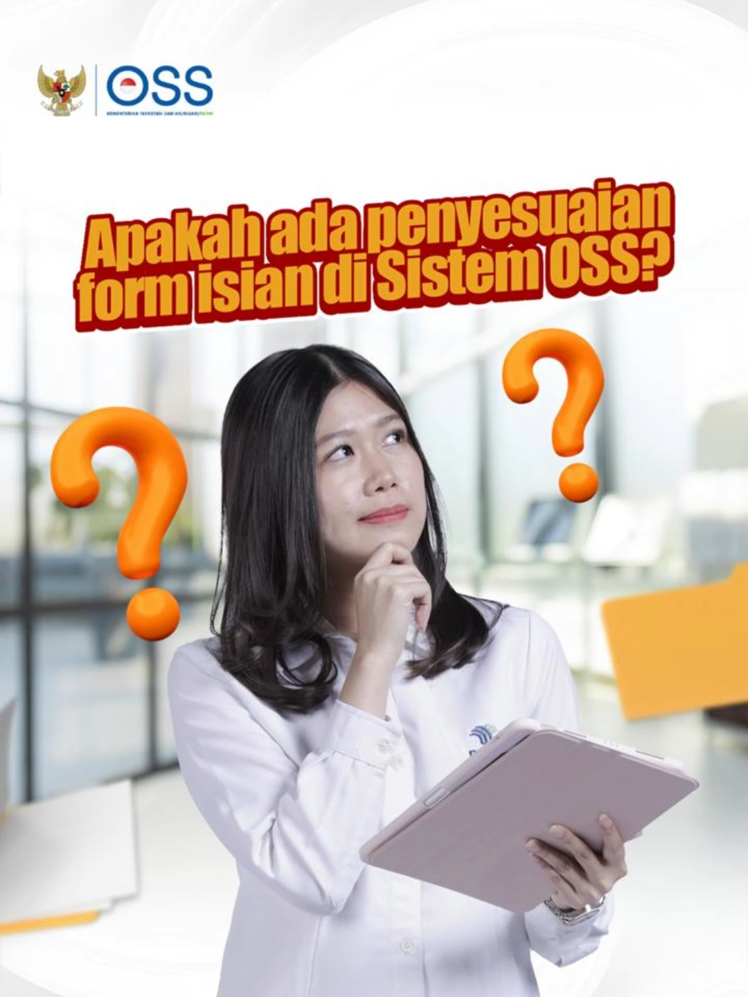 Hai, #temanbOSS!  Mulai 5 Oktober 2025, ada penyesuaian form isian di Sistem OSS untuk pengajuan perizinan berusaha eksisting.  Penyesuaian ini mencakup pengisian data tenaga kerja disabilitas, sumber pembiayaan, dan hasil penjualan tahunan, sesuai dengan ketentuan dalam Pasal 37 Permeninveshil/BKPM Nomor 5 Tahun 2025. Untuk selengkapnya, silakan kunjungi tautan berikut 👇 📘 https://bit.ly/2025Permeninvesthil005  #OSS #OSSIndonesia