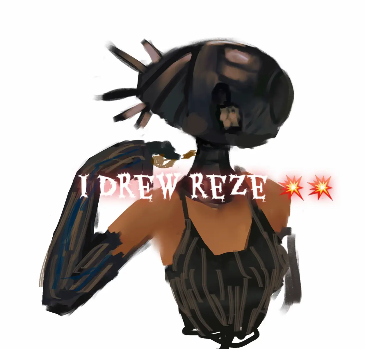 Ig : emityss #chainsawman #reze #art #fyp #digitalpaint 