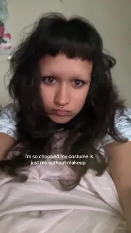 the power of no eyebrows  #halloween #noeyebrows #alt #chopped #fyp 