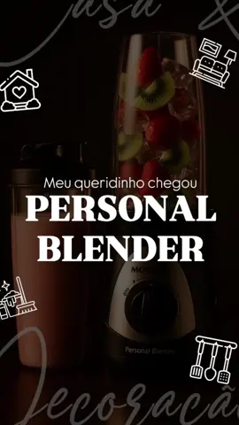 Liquidificador portátil personal blender mondial ✨ #mondial #liquidificadorportatil #cozinha #casa 