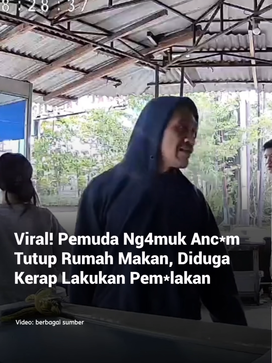 - Pemuda ini diduga sering melakukan p3mal4kan terhadap pengelola rumah makan  Diketahui, kasus ini sudah dalam penanganan Resmob Polda Kalbar.  Lokasi Jalan Imam Bonjol, Pontianak Tenggara,  Minggu (26/10/2025) pagi. • • • #pontianak #rumahmakan #medsoszone #peristiwaterkini  #indonesia 