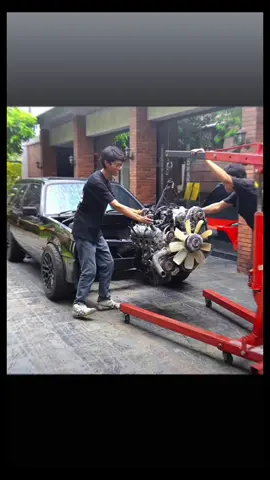 kecowagon pake mesin LQ9 V8 6000cc 🔥 kata Bilal: “cara terbaik bangun mobil diesel… ya ganti mesinnya ke bensin!” #dipo #garasidrift #bilal #kecowagon #v8 