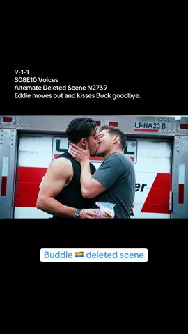 Eddie moves out and kisses Buck goodbye #buddie #911onabc #evanbuckley #eddiediaz #fyp 