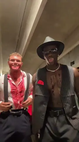 Nah, we cousins 🃏@brandoncoggin #fyp #clarencemclean #sinners #halloween #costume 