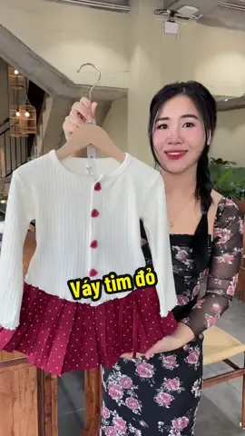 Váy nơ tim #begai #treem  #vaydep #vaychobe 