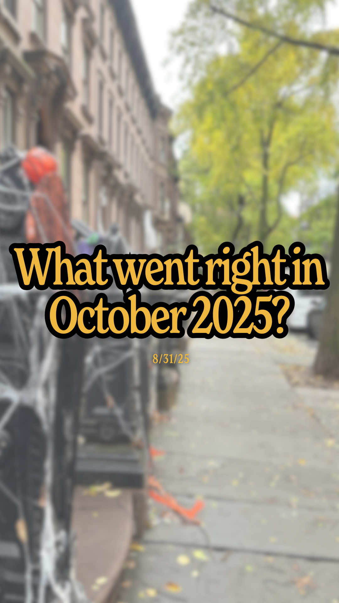 October 2025 is over, but here’s what went right... How’d you make the planet better?