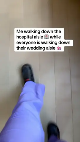 I’m walking down the hospital aisle in style 😌.        #nurselife #fyp #nursesscrublife 