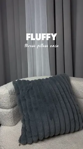 fluffy throw pillow case ‧₊˚☁️⋅♡ #pillowcase #pillowcasewithzipper #pillowcover #cushionpillowcase #cushionpillowcover 