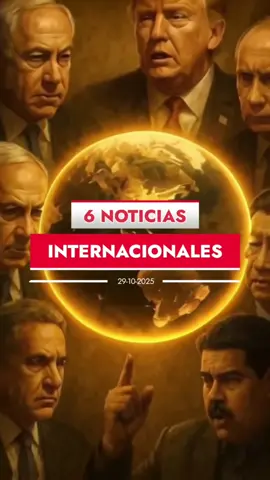 🌍🗞️ 7 noticias internacionales del día | 31 de octubre de 2025 🔥 #noticiasen1minuto #noticiasinternacionales #noticias #parati 