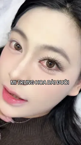 Mi trung hoa dáng toả dài đuôi #kythuatnoimi1nhip #kythuatnoimi2nhip #chuyendaotaonoi #masterhaphuongeyelash #noimidephanoi 