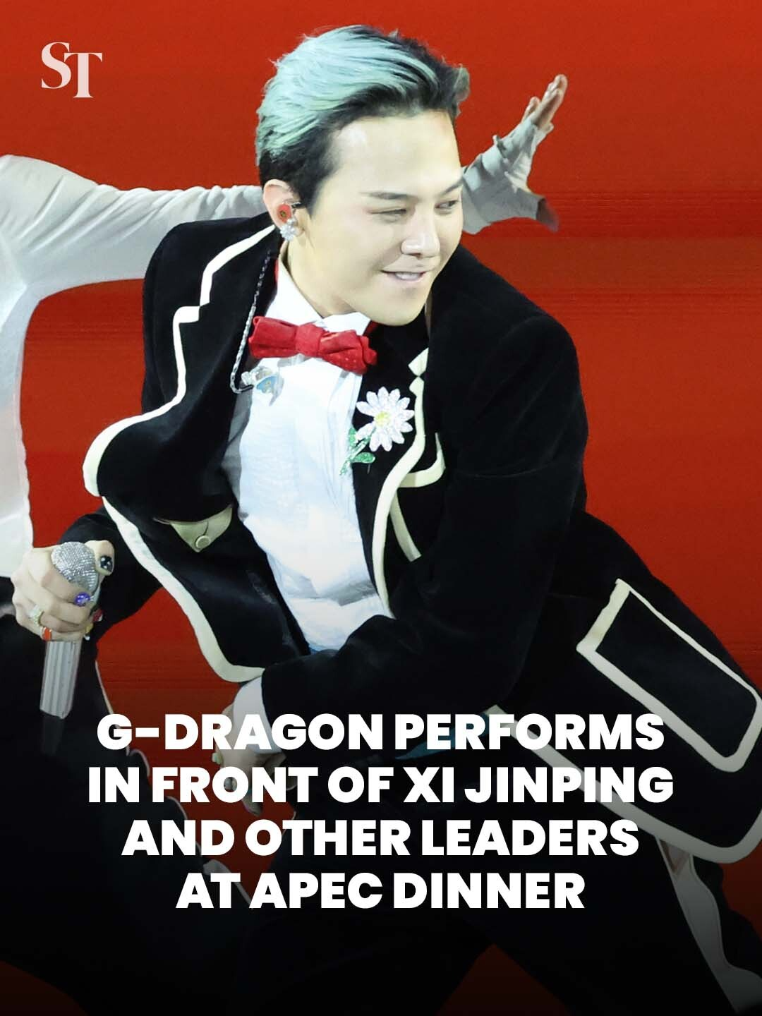 Apec FAM, this one's for you. K-pop superstar G-Dragon performed a medley of his greatest hits at the Apec Leaders’ welcome dinner on Oct 31. Among those in attendance were South Korean President Lee Jae-myung and Chinese President Xi Jinping. #지드래곤 #gdragon #APEC #StraitsTimes