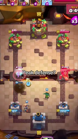 Tuff defense? #clashroyale #megaknight 