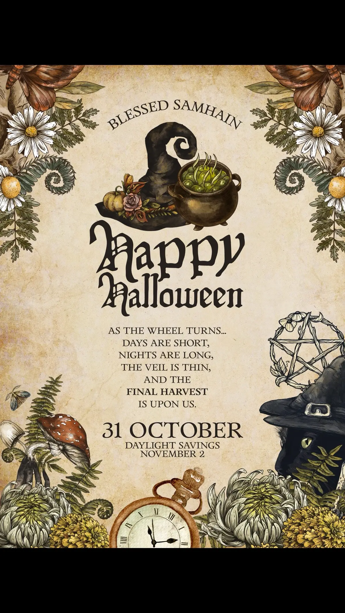 And a Blessed Samhain Witches! 🧙‍♀️🕯️ From our coven to yours, we wish you a most magickal night!! 🌙