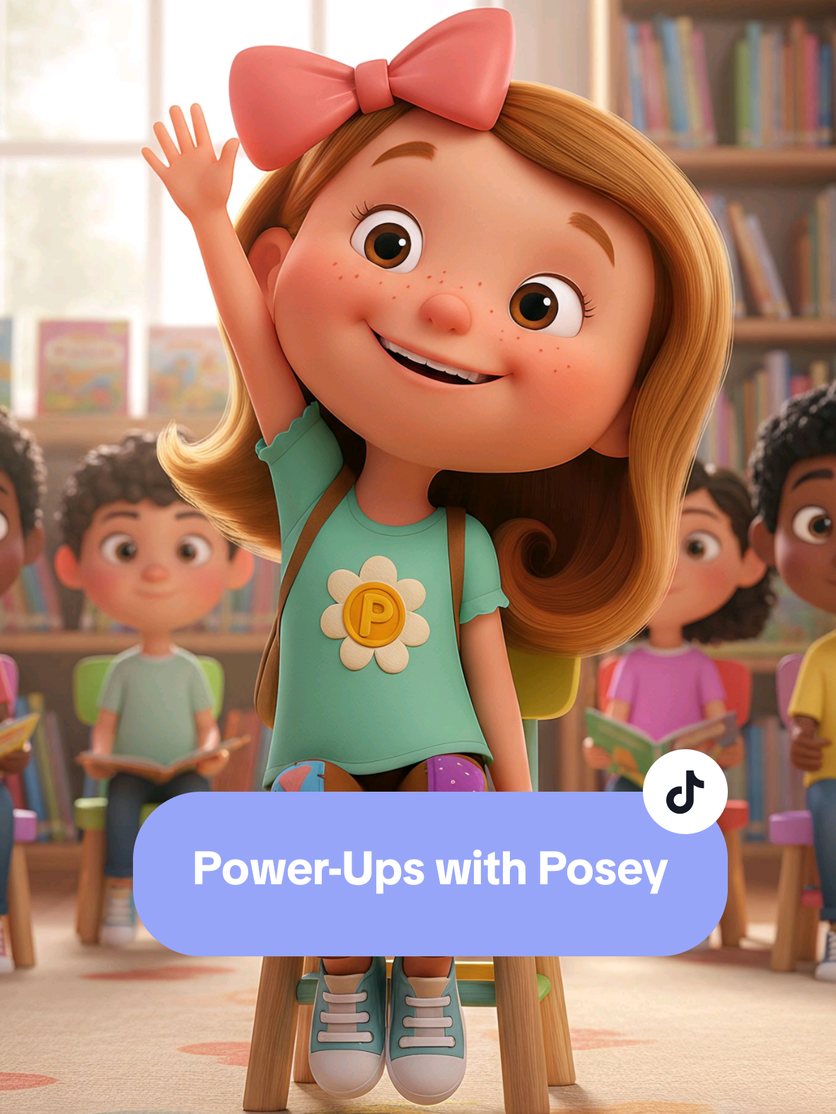 Power-Ups with Posey | Ask a Curious Question Every Day #PowerPosey #ConfidenceBoost #KidsMotivation #PixarStyle #PositiveVibes  - Curiosity is confidence in action! - Brave minds ask bold questions.  - Every question helps you grow.  - Stay curious, stay confident.  - Power on, confidence up!