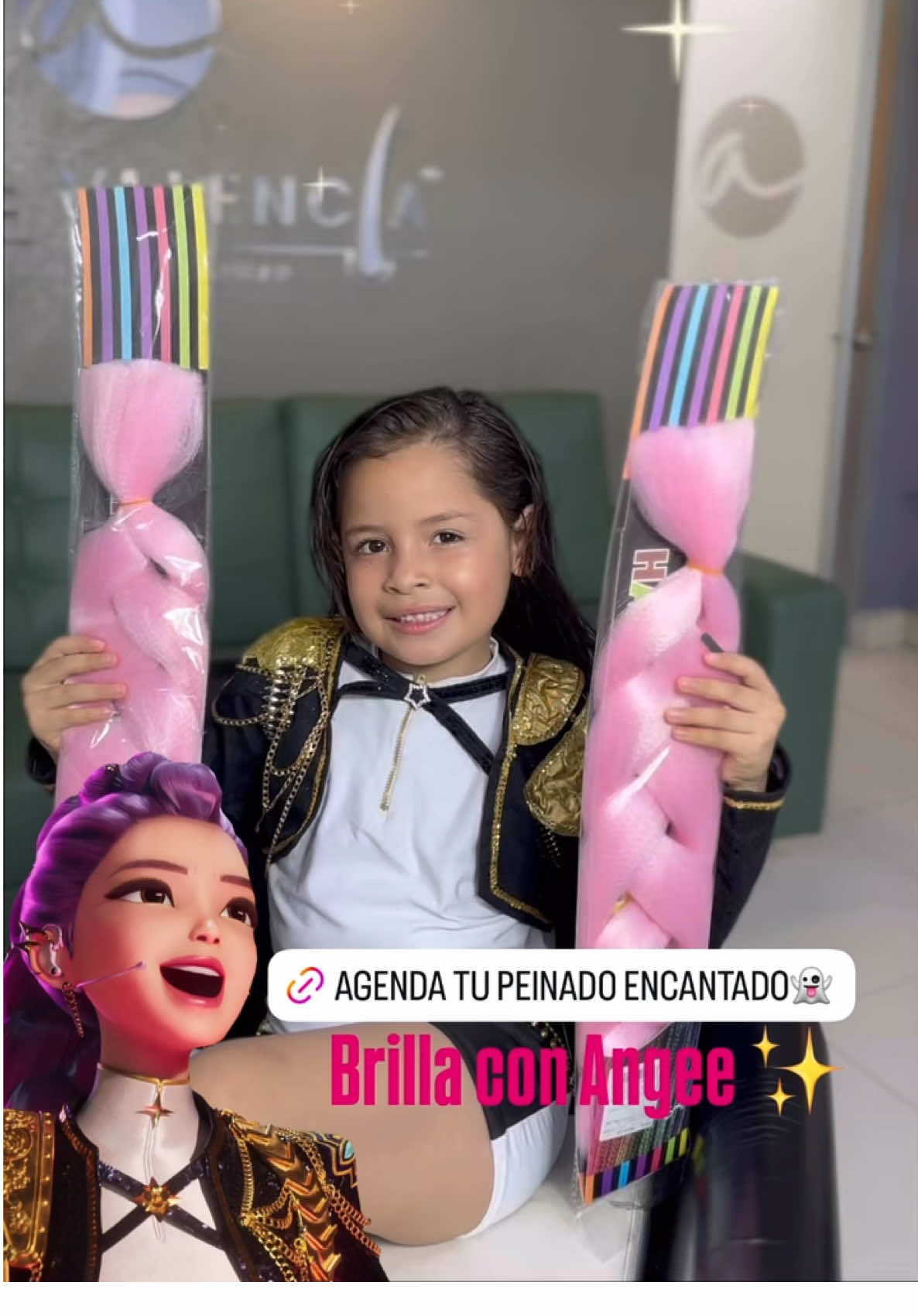 Peinados de encanto este Halloween 👻 #angeealisados #halloweenlook #peinadoniña #guerreraskpop #kpopfyp 
