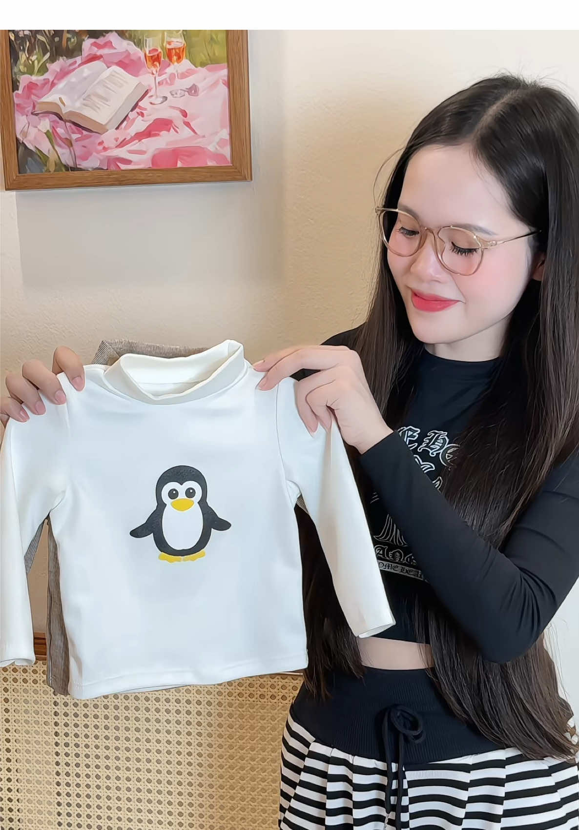 Áo giữ nhiệt cổ 3 phân chất đẹp lắm ạ #thoitrangtreem #aogiunhietchobe #aothudongchobe #phamdiutb 