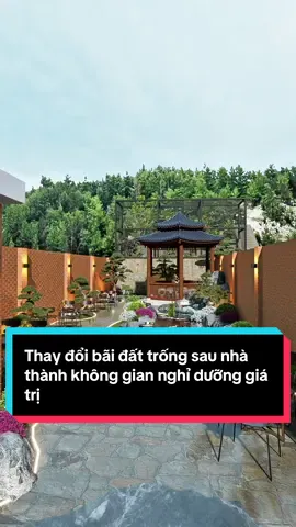 Khuôn viên mộc mạc của hồ koi sân vườn phía sau nhà . Thay đổi không gian trống thành khuôn viên nghỉ dưỡng mang nhiều giá trị cho gia đình #thietkesanvuon #sanvuonphuongdong #sanvuondep 