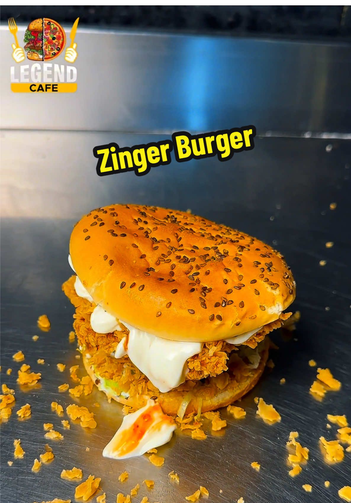 💥 Fresh. Juicy. Crispy. Watch how your favorite 𝐙𝐢𝐧𝐠𝐞𝐫 𝐁𝐮𝐫𝐠𝐞𝐫 is made! 👀🍔 Taste the Crunch. Love the Flavor. Try our Crispy Big Zinger Burger today.🍗❤️ 𝐅𝐨𝐫 𝐎𝐫𝐝𝐞𝐫:𝟎𝟑𝟐𝟕-𝟒𝟒𝟐𝟖𝟖𝟎𝟎/𝟎𝟑𝟐𝟓-𝟒𝟒𝟐𝟖𝟖𝟎𝟎📞
