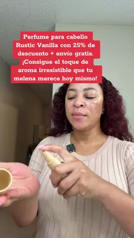 Perfume para cabello Rustic Vanilla con 25% de descuento + envío gratis. ¡Consigue el toque de aroma irresistible que tu melena merece hoy mismo! #TikTokMadeMeBuyIt #blackfriday 