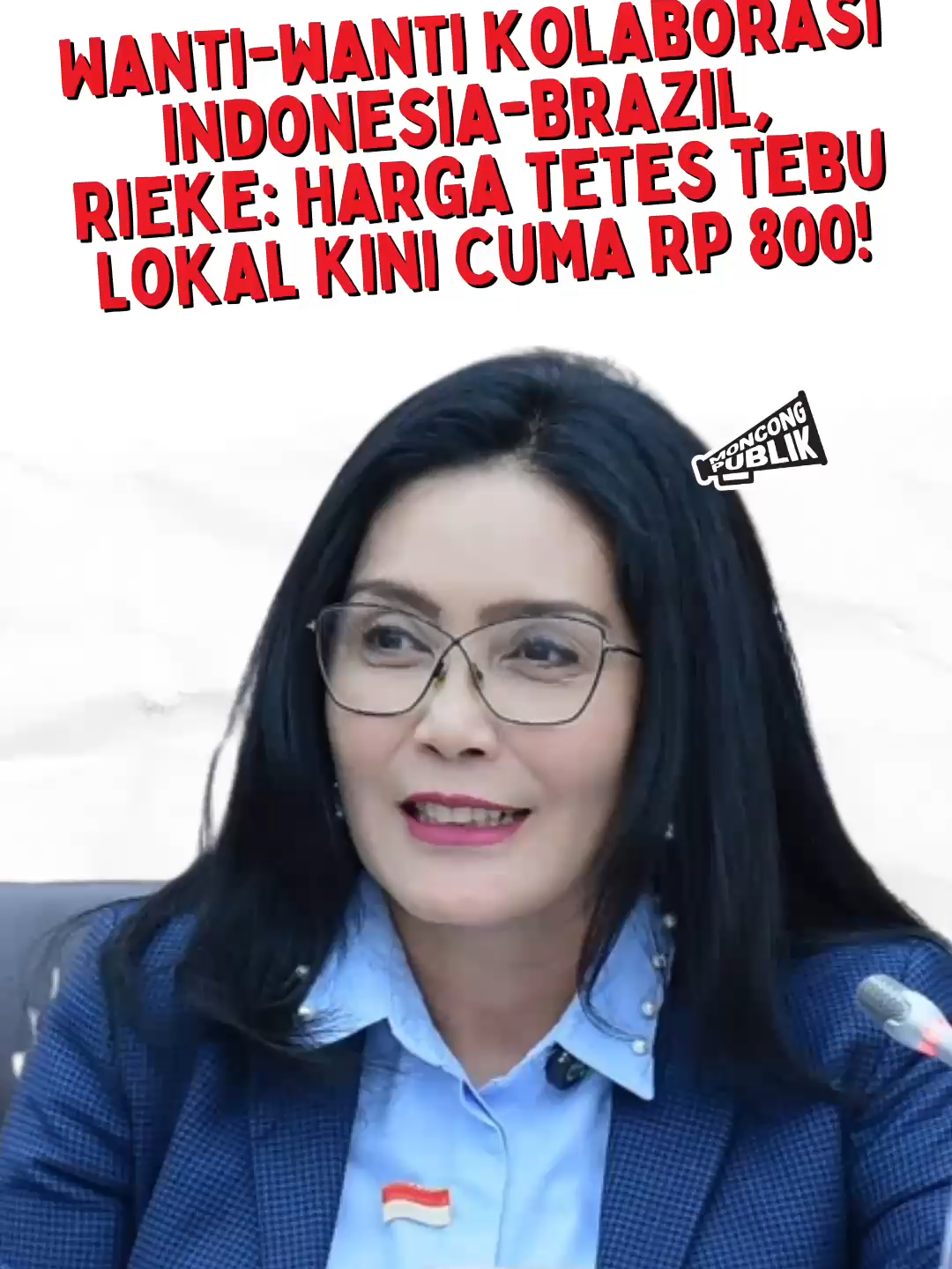 Anggota Komisi VI DPR RI Fraksi PDI Perjuangan, Rieke Diah Pitaloka, menyoroti rencana kerja sama Indonesia–Brazil dalam pembangunan pabrik etanol. Ia mengingatkan agar kolaborasi tersebut tidak hanya menguntungkan pihak asing, tetapi juga memberikan dampak nyata bagi petani dan pelaku industri tebu di dalam negeri.  Rieke menegaskan, bahan baku etanol seharusnya diambil dari produksi lokal Indonesia, bukan diimpor dari Brazil.  Rieke menyampaikan kekhawatirannya terhadap kondisi harga tetes tebu (molase) lokal yang kini hanya berkisar Rp800 per kilogram. Harga yang begitu rendah tentu merugikan petani dan pelaku usaha kecil di sektor tebu.  Karena itu, Rieke mendorong pemerintah untuk memastikan bahwa setiap kebijakan kolaborasi harus berpihak pada kepentingan nasional. Dengan memanfaatkan bahan baku lokal, kerja sama ini bisa menjadi peluang besar untuk meningkatkan ekonomi masyarakat dan kesejahteraan petani Indonesia secara berkelanjutan. #moncongpublik #pdiperjuangan #fraksipdiperjuangan #riekediahpitaloka #tebu #pabrik #etanol #DPRRI