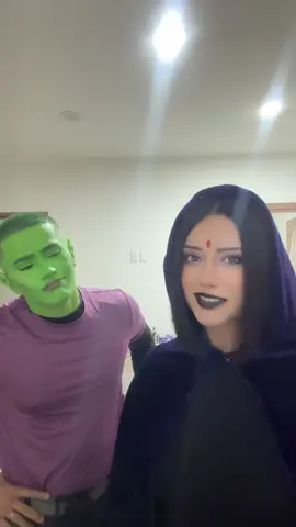 plot twist: ganamos el concurso de disfraces #halloween #raven #beastboy @Mon 