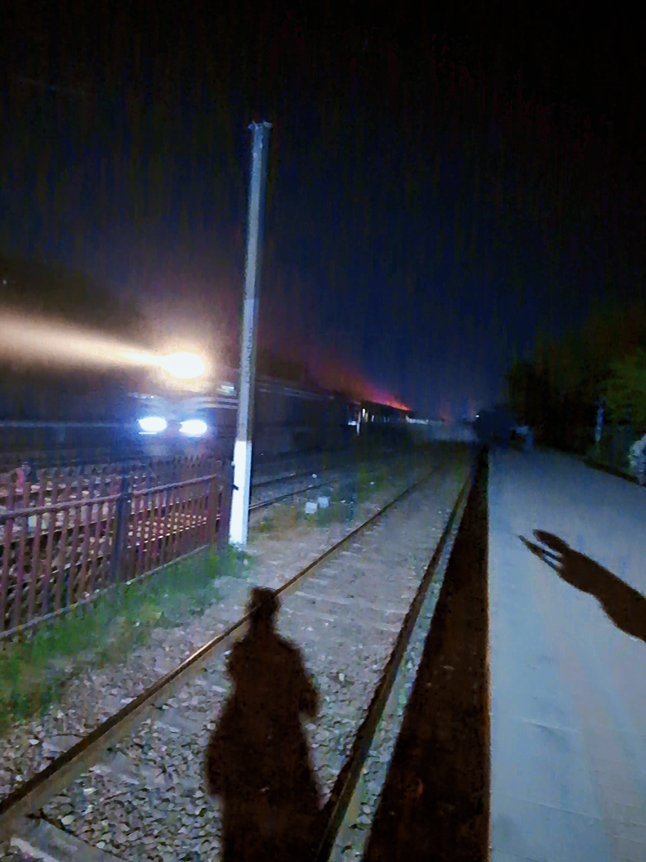 Karachi Express Overtook Us at Full Speed 🚆💨 #trainspotting #railway #travel #karachiexpress #fyp 