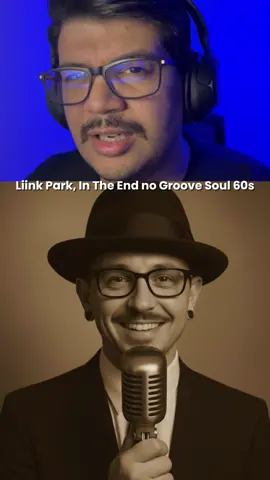 Link Park na versão soul dos anos 60? Acabei de fazer! 🤯💙 Qual música vc gostaria que eu transformasse com IA? 🫶🏻 #reactionvideo #linkinpark #ai #aicover