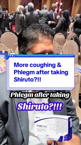 More coughing and phlegm after taking #shirutovitaminsofimmunity #shiruto ? 