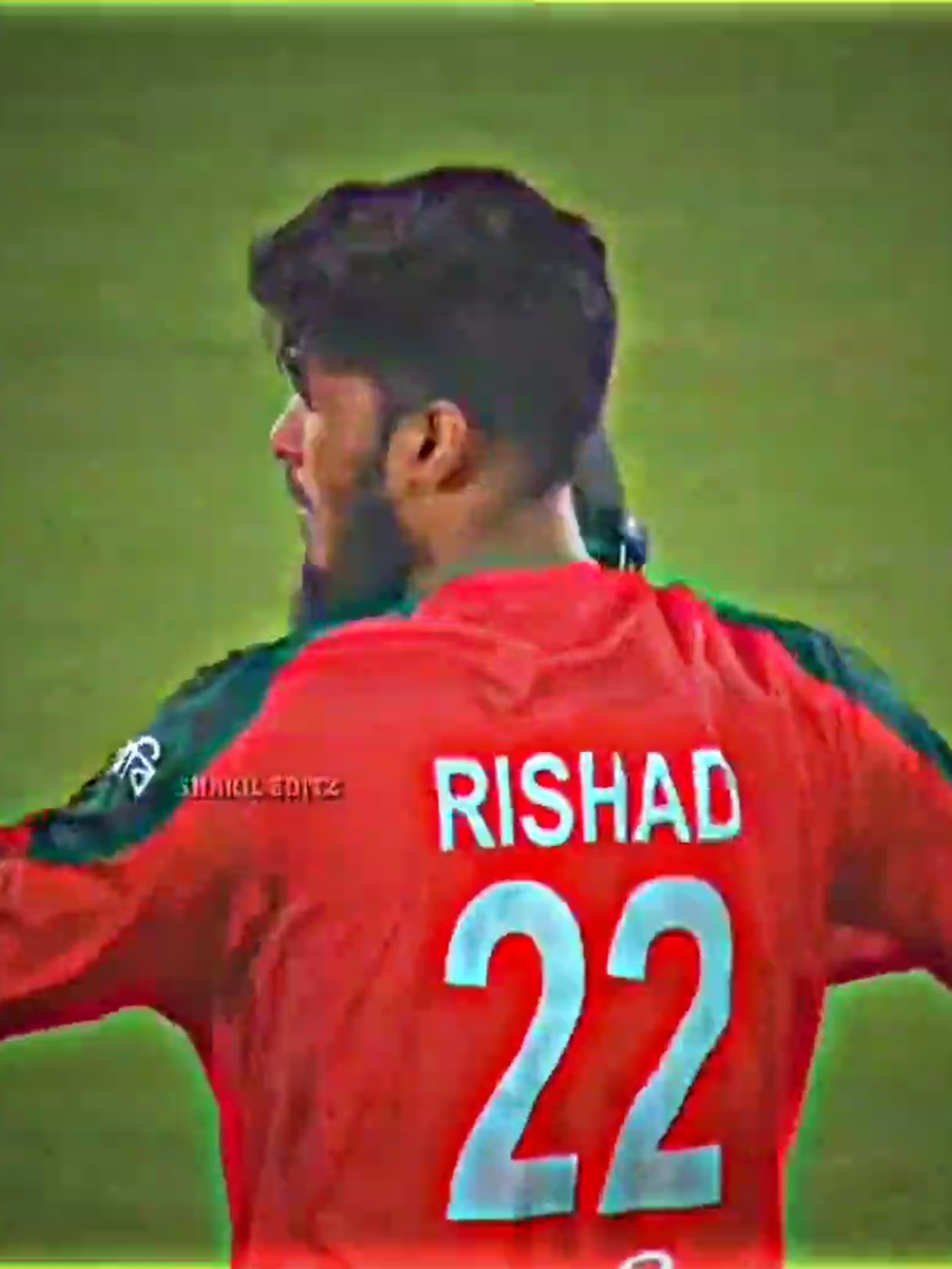 Rishad Hossain 🥹🔥 #cricket #viralvideo #500k_challenge #bangladesh #unfrezzmyaccount🙏 
