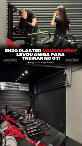 Enzo plaster levou mulher pra treinar no CT   #enzoplaster #ohmagrao #maromba #GymTok #shape 
