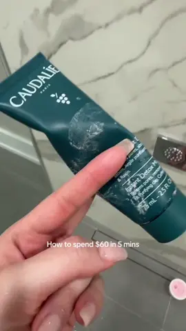 Omg guys repost bc I accidentally flashed myself and didn’t realize for so long 💀💀💀💀💀💀💀💀💀 How to spend $60 in 5 mins with @Caudalie’s detox mask 😳  #bodycare #claymask 
