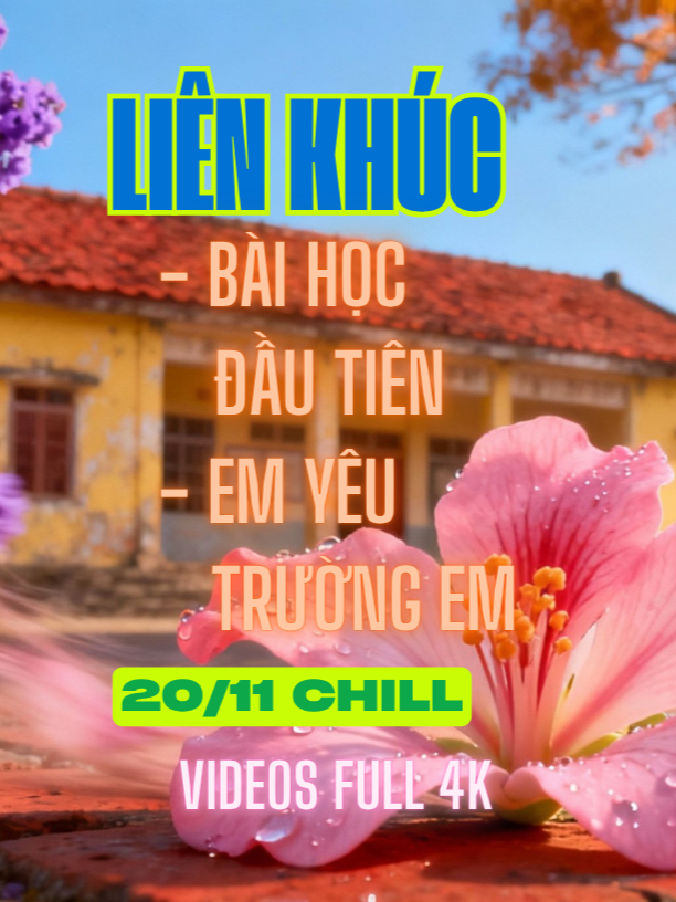Liên Khúc BÀI HỌC ĐẦU TIÊN & EM YÊU TRƯỜNG EM full 4K - 越南教师节 Vietnamese Teachers' Day #l20thang11 #baihocdautien #emyeutruongem #越南教师节 #VietnameseteachersDay #nhac20thang11 #vannghe20thang11 #nhacvethayco #ngaynhagiaovietnam #trending