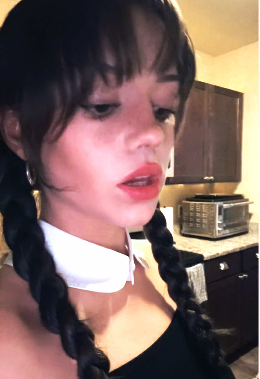 wednesday on thursday?! #halloweekend #unh #wednesdayaddams #wednesdaycostume 