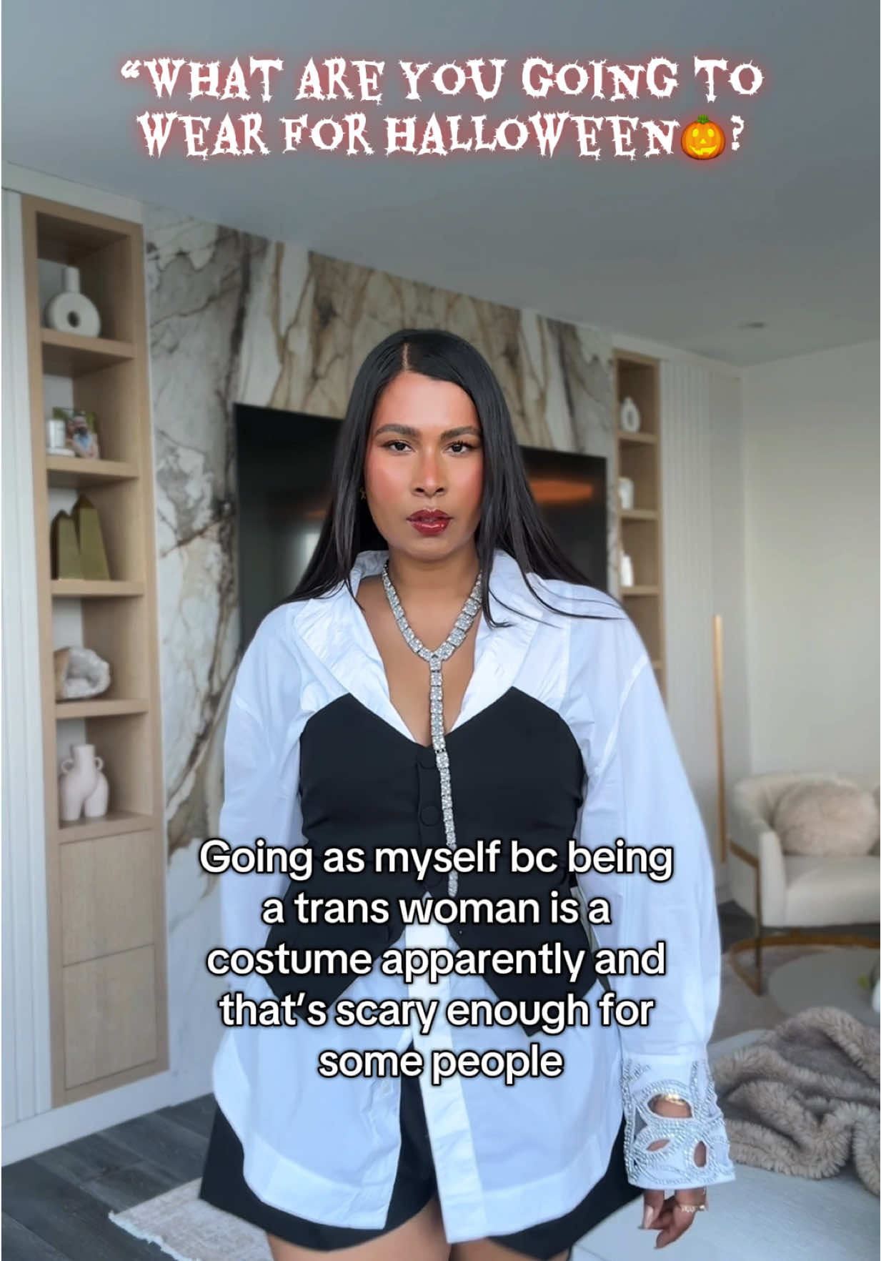 Boo 👻  #trans #transgirl #halloweencostume #halloween #costume 