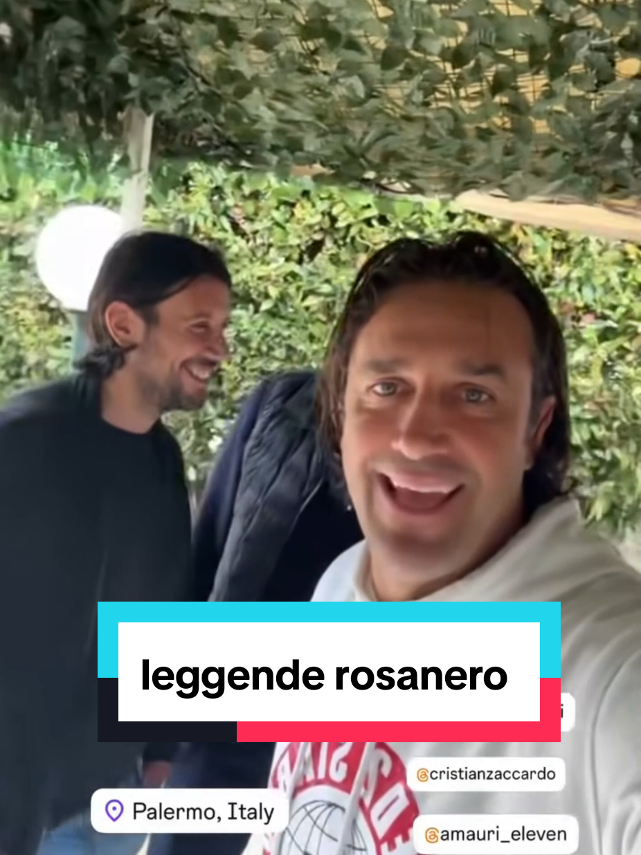 TONI, AMAURI, ZAULI E ZACCARDO A PALERMO PER IL 125° ANNIVERSARIO ROSANERO#rosanero #palermocalcio💗🖤 #tifosipalermo @Palermo F.C. #CapCut 