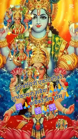 ॐ नमो भगवते वासुदेवाय नमः 🕉️🙏🌺🙏#हरिबोधिनी_एकादशी व्रत 🙏#तुलसी माताले सबैको कल्याण गरुन् 🕉️🙏#fyp #tiktok #shanta_poudel08 